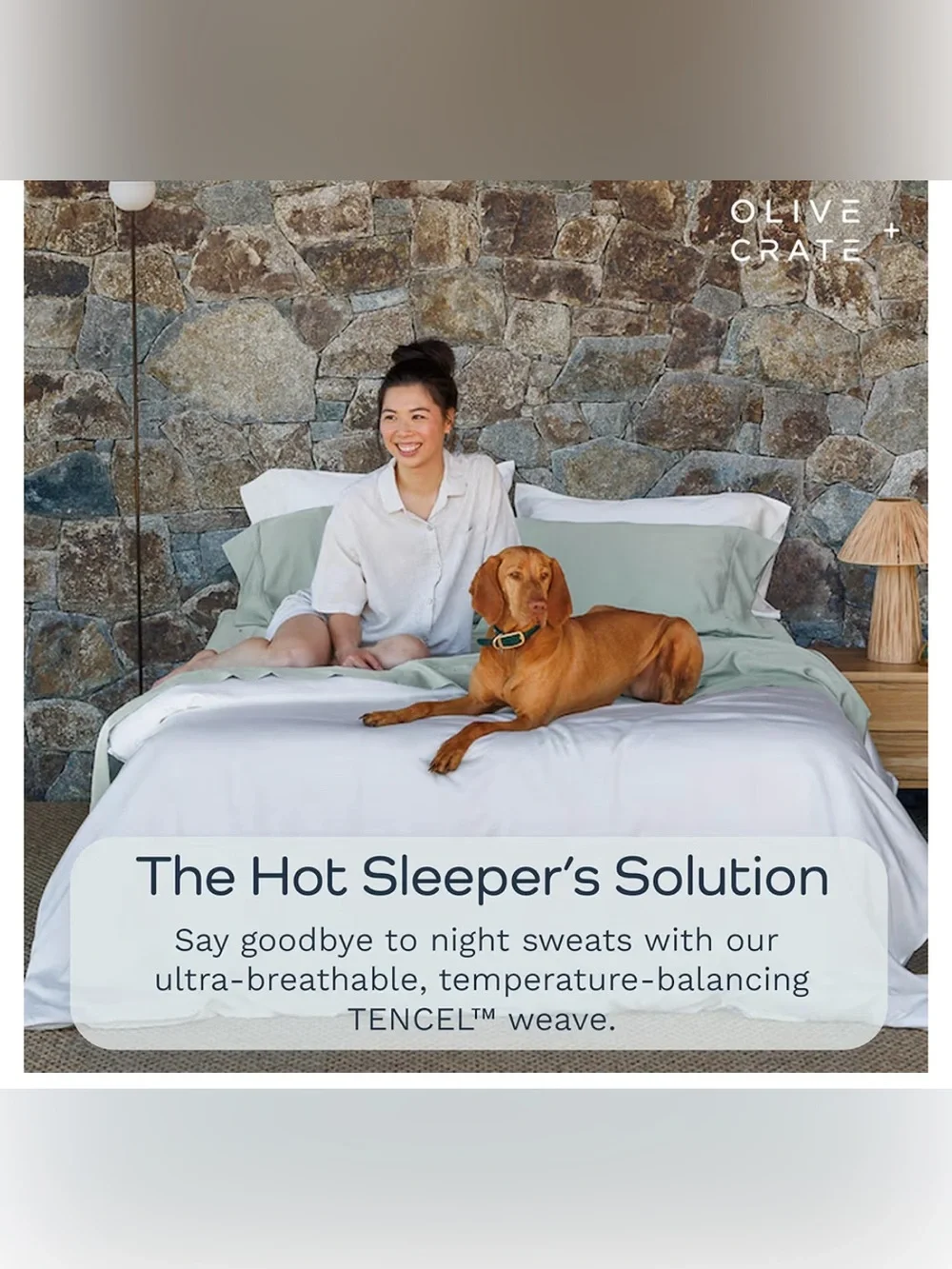 NWT Olive + Crate Tencel King Duvet Cover Hypoallergenic Cooling Eucalyptus